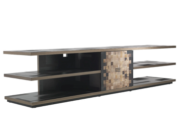 ALEPPO - Wooden TV holder with cable management by ETRO Home Interiors - view 3
